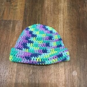 HAND Made Wearable Art Crochet Beanie Hat